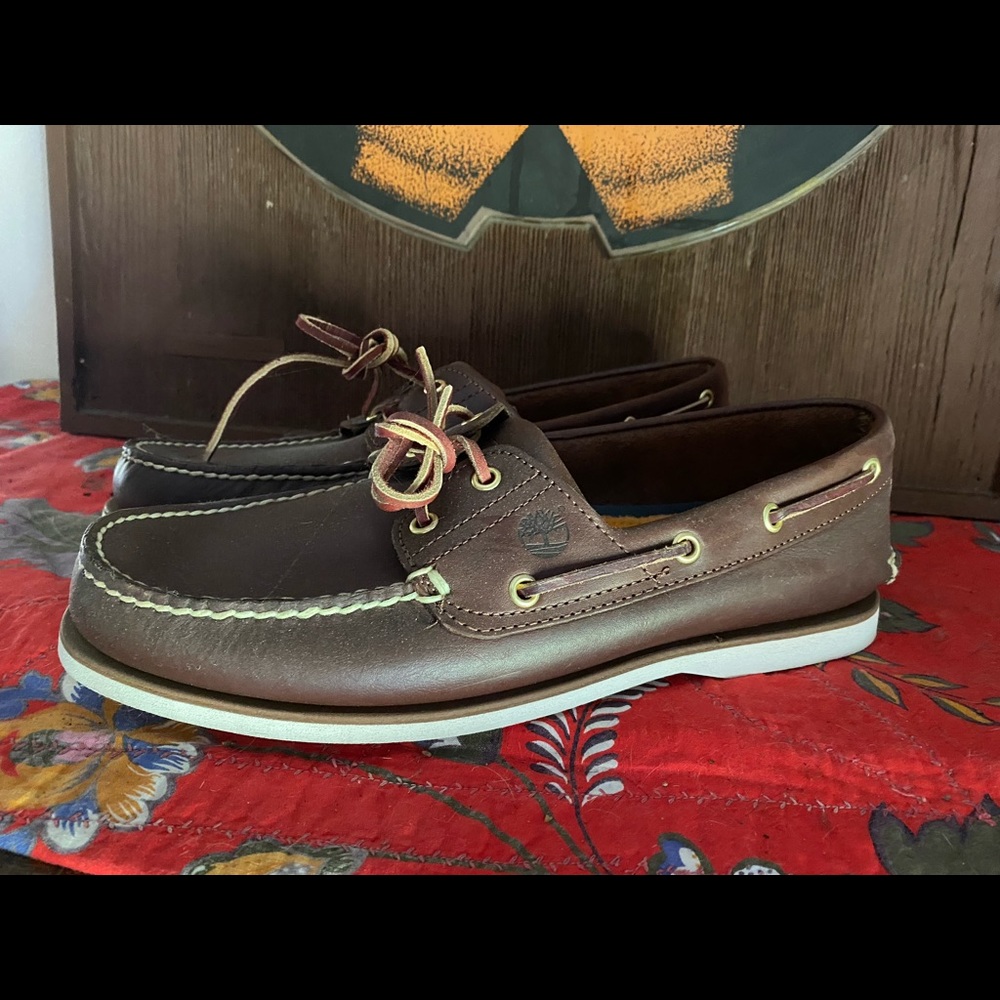 Timberland mens classic 2 eye boat shoe